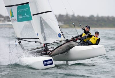 470 FEMENINO Y NACRA-17 A LAS MEDALS RACES DE MIAMI.