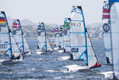 TAMARA Y BERTA AL FRENTE DEL 49ER FX EN BRASIL.