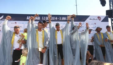 VOLVO OCEAN RACE 2014-15. LEG 2 24ªJ. TEAM BRUNEL JUSTO VENCEDOR EN ABU DHABI.