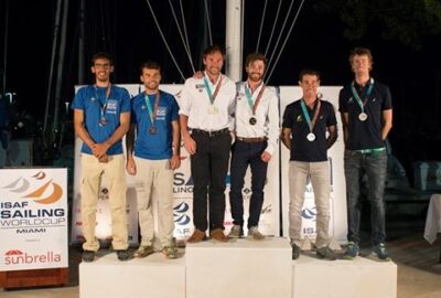 ISAF SAILING WORLD CUP MIAMI 2015. BRONCE PARA BARREIROS Y CURBELO