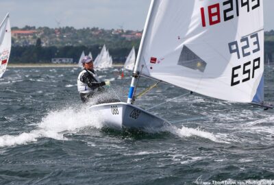 CAMPEONATO DE EUROPA CLASES LÁSER 2015. ALICIA CEBRIÁN LÍDER EN RADIAL