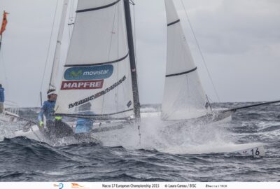 CAMPEONATO DE EUROPA NACRA-17. IKER Y JULIA SE METEN EN TOP TEN EN LA 2ª JORNADA