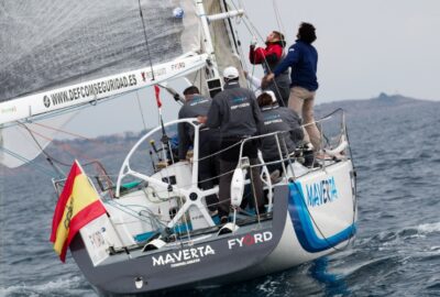 R.C.R. ALICANTE. COPA PROVINCIAL TROFEO ALDEBARÁN.»MAVERTA», «MARTA H» Y «NORTH FACE» AL FRENTE.