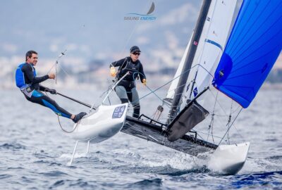 SAILING WORLD CUP HYÉRES 2016. TRIUNFO PARCIAL Y LIDERATO DE ECHAVARRI Y PACHECO EN NACRA-17