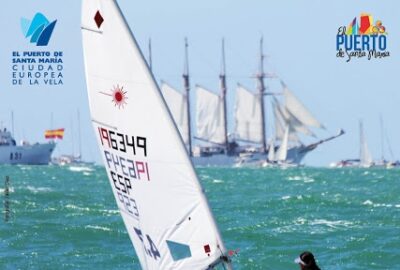 COPA DE ESPAÑA LÁSER 4.7 DESDE EL PUERTPO DE STA MARÍA.