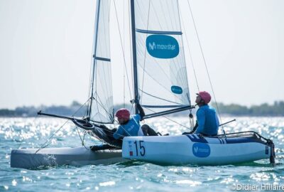 CAMPEONATO DEL MUNDO NACRA-17 2017. PODIO PROVISIONAL PARA IKER Y OLGA