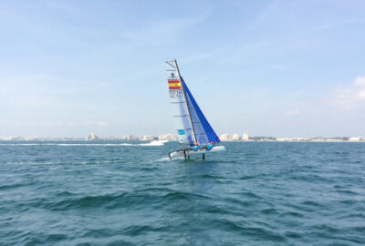 Iker Martínez y Olga Maslivets, en Francia para el primer Mundial del nuevo Nacra Olímpico