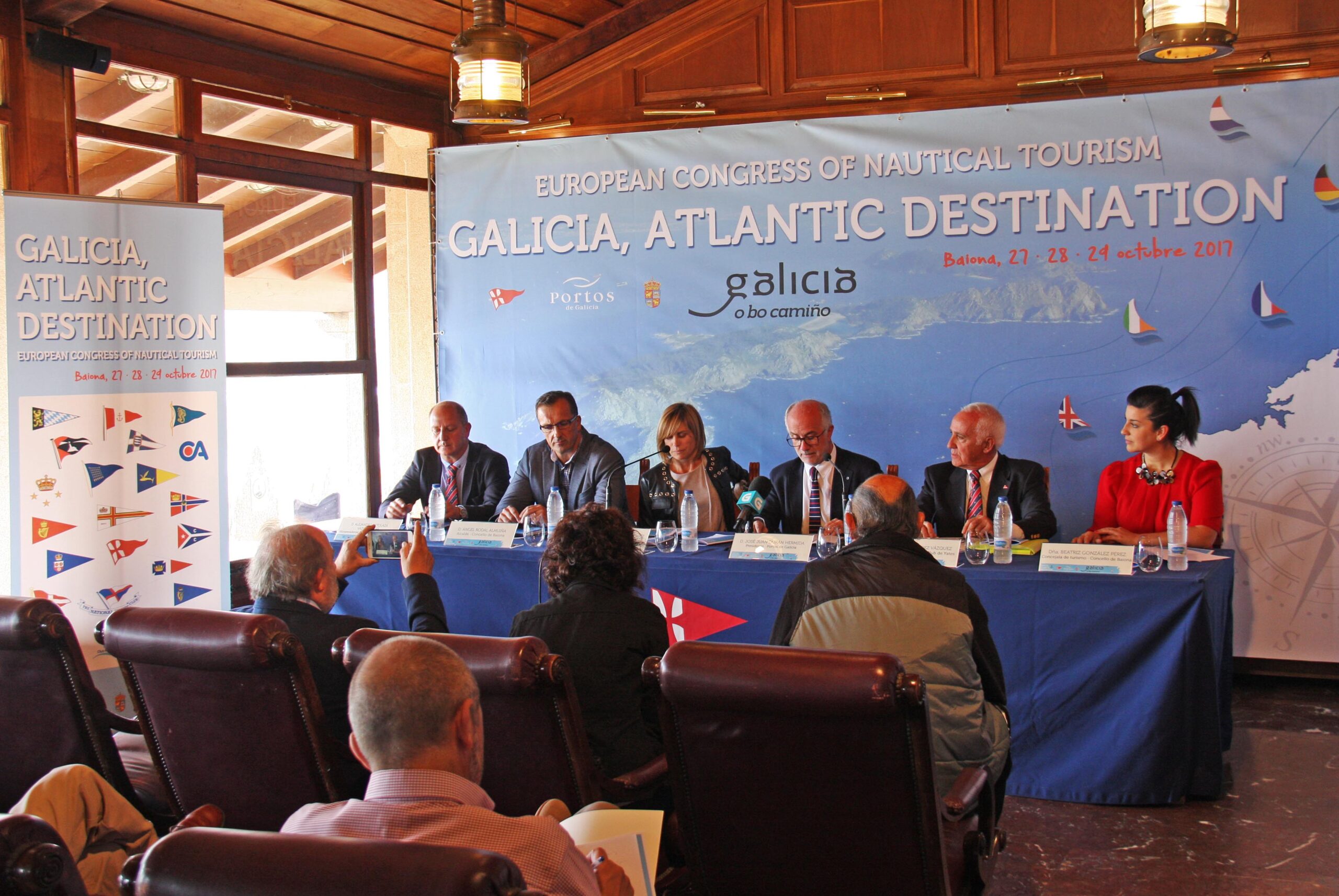 Presentación oficial del Galicia Atlantic Destination en el Monte Real Club de Yates Foto Rosana Calvo