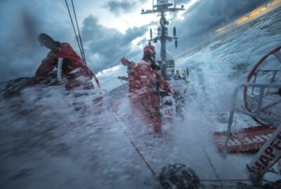 VOLVO OCEAN RACE 2017-18. LEG 2 LISBOA-CAPETOWN. GANANDO W CON EL MAPFRE AL FRENTE