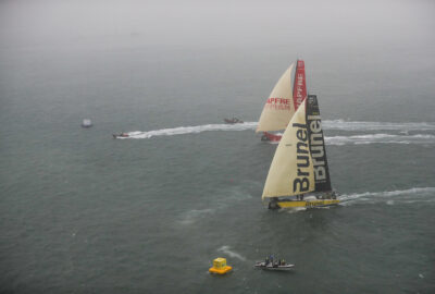 VOLVO OCEAN RACE 2017-18. MEDIA ESLORA DECIDA LA IN-PORT DE LISBOA