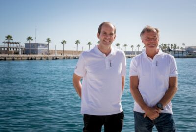 VOLVO OCEAN RACE. RICHARD BRISIUS Y JOHAN SALEN PRESIDENTE Y VICE-PRESIDENTE DE LA VOLVO OCEAN RACE