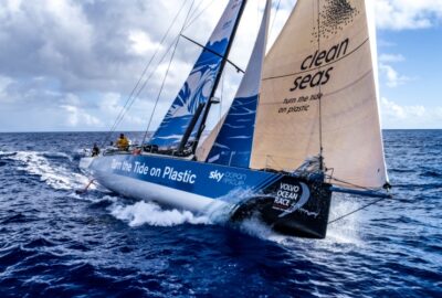 VOLVO OCEAN RACE 2017-18. LEG 8 ITAJAI-NEWPORT. DEE CAFFARI AL FRENTE DE LA FLOTA