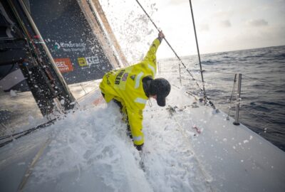 VOLVO OCEAN RACE 2017-18. LEG 8 ITAJAI-NEWPORT. LA FLOTA ATACA AL «TEAM BRUNEL»