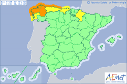 ALERTAS METEOROLOGICAS A 03 MAR. 2019 08:00 LT.