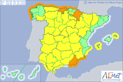 ALERTAS METEOROLOGICAS A 06 MAR. 2019 08:00 LT.