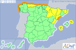 ALERTAS METEOROLOGICAS A 13 MAR. 2019 08:00 LT.