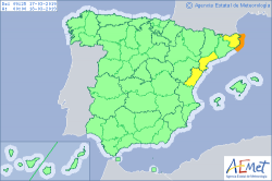 ALERTAS METEOROLOGICAS A 17 MAR. 2019 08:00 LT.