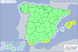 ALERTAS METEOROLOGICAS A 20 MAR. 2019 06:00 LT.