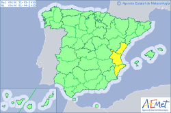 ALERTAS METEOROLOGICAS A 31 MAR. 2019 08:00 LT