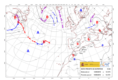 INFO METEO LOCALIDADES A 15 MAY. 2019 08:00 LT.