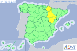 ALERTAS METEOROLOGICAS A 18 JUN. 2019 06