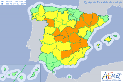 ALERTAS METEOROLOGICAS A 12 JUL. 2019 06:00 LT.