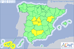 ALERTAS METEOROLOGICAS A 16 JUL. 2019 06:00 LT.