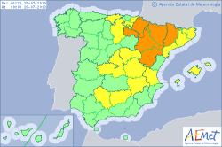 ALERTAS METEOROLOGICAS  A 25 JUL. 2019