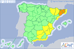 ALERTAS METEOROLOGICAS A 27 JUL. 2019 08:00 LT.