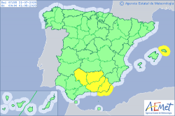 ALERTAS METEOROLOGICAS A 31 JUL. 2019 08:00 LT.