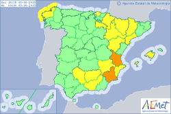 ALERTAS METEOROLOGICAS A 08 AGO 2019 15:00 LT.