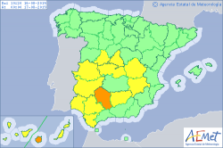 ALERTAS METEOROLOGICAS A 16 AGO. 2019 08:00 LT.