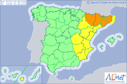 ALERTAS METEOROLOGICAS A 20 AGO. 2019 06:00 LT