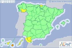 ALERTAS METEOROLOGICAS A 23 AGO. 2019 06:00 LT