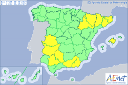 ALERTAS METEOROLOGICAS A 31 AGO 2019 06:00 LTT