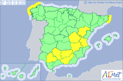 ALERTAS METEOROLOGICAS A 02 SEP 2019 08:00 LT