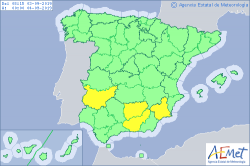 ALERTAS METEOROLOGICAS A 03 SEP. 2019 08:00 LT.