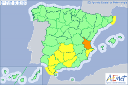 ALERTAS METEOROLOGICAS A 07 SEP. 2019 06:00 LT.