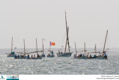 UNA PARADA NAVAL DESPIDE LA XXIII DIADA DE VELA LATINA DE MALLORCA