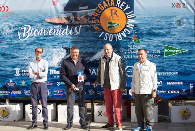 5ª REGATA REY JUAN CARLOS I EL CORTE INGLÉS MASTER. D. JUAN CARLOS LLEGA A SANXENXO PARA PARTICIPAR EN SU REGATA