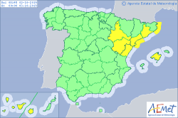 ALERTAS METEOROLOGICAS A 02 OCT. 2019 08:00 LT.