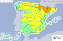 ALERTAS METEOROLOGICAS A 14 OCT. 2019 08:00 LT.