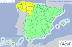 ALERTAS METEOROLOGICAS A 01 NOV. 2019 08:00 LT.