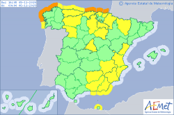 ALERTAS METEOROLOGICAS A 05 NOV. 2019 15