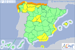 ALERTAS METEOROLOGICAS A 07 NOV. 2019 15:00 LT.