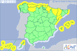 ALERTAS METEOROLOGICAS A 09 NOV. 2019 08:00 LT.