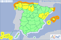 ALERTAS METEOROLOGICAS A 12 NOV. 2019 06:00 LT.