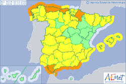 ALERTAS METEOROLOGICAS A 22 NOV. 2019 08:00 LT.