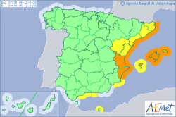 ALERTAS METEOROLOGICAS A 04 DIC. 2019 06:00 LT.