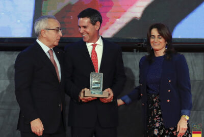 FERNANDO ECHAVARRI RECIBE EL PREMIO A LOS VALORES OLÍMPICOS DEL COMITÉ OLÍMPICO ESPAÑOL